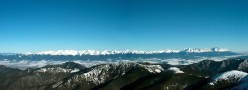 Zimná panoráma Západných Tatier